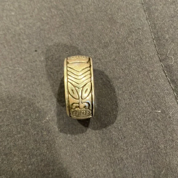 Sterling Tiki Ring